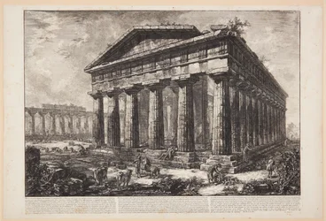 Vue du temple de Neptune [...]