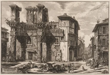 Vues de Rome : Forum de Nerva