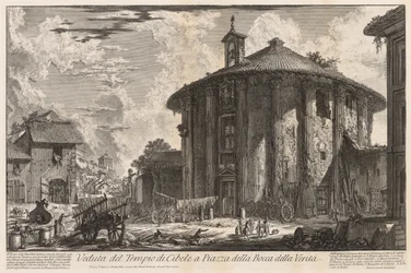Vues de Rome : Temple de Cybèle, 1758