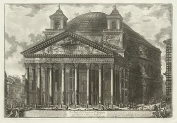 Vues de Rome : Le Panthéon, 1761