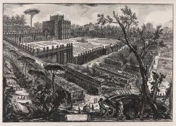 Villa Panfili fuori di Porta S. Pancrazio (Villa Pamphilj à l