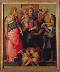 Madone et Enfant avec Saints, vers 1518
