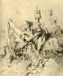 Ange avec ostensoir, 1767-1769, 1928