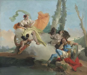 Armida rencontre le Rinaldo endormi