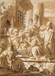 Décapitation de deux saints masculins, 1696-1770