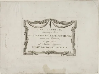 Frontispice de Capricci