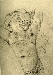 Cupidon en vol, milieu du 18e siècle, 1928