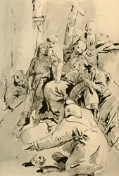 Madone avec des saints, milieu du 18e siècle, 1928