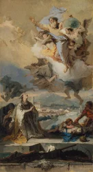 Sainte Thècle priant pour les pestiférés, 1758-59