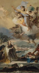 Sainte Thècle priant pour les pestiférés, 1758-59