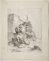 Scherzi di Fantasia : famille de satyres avec l