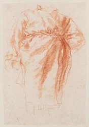 Studie einer drapierten Figur