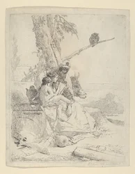 La Famille du paysan oriental, des Scherzi, ca. 1740
