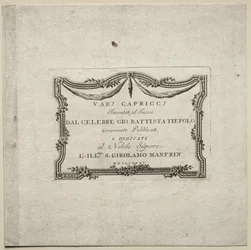 Divers caprices : Page de titre