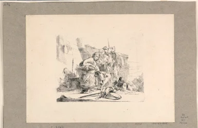 Jeune homme assis près d