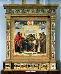 Couronnement de la Vierge avec SS. Paul, Pierre, Jérôme et François d