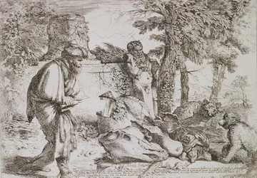 Diogène cherchant un homme honnête