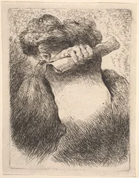 Homme avec un parchemin