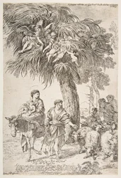 La Sainte Famille en fuite vers l