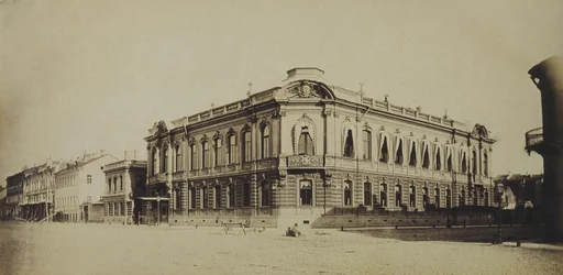 Le palais Stroganov à Saint-Pétersbourg, années 1860