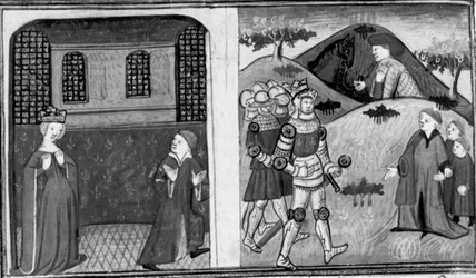 Décaméron, L’épouse du roi de France accuse le comte d’Anvers ; le comte se réconcilie avec le roi. Deuxième journée, nouvelle 8