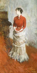 Comtesse de Rasty debout, vers 1878, par Giovanni Boldini