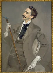 Le comte Robert de Montesquiou (painting on canvas)