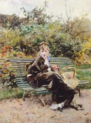 Sur un banc dans le Bois, Hyde Park