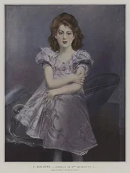 Portrait de Mademoiselle Béatrice de C...