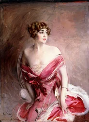 Portrait de Mlle de Gillespie, La Dame de Biarritz, 1912