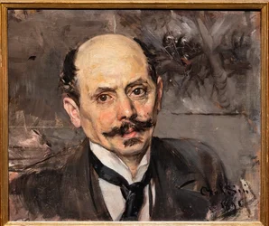 Portrait du peintre J.B. Edouard Detaille, (détail)
