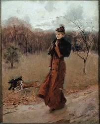 La promenade au parc à Naples