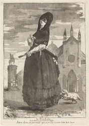 Le Zendale (Femme en capuche, ou la femme revenant de l