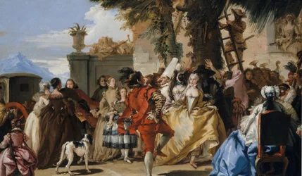 Une danse à la campagne, vers 1755