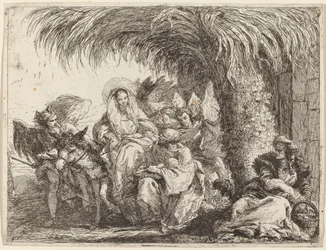 Joseph agenouillé avec l