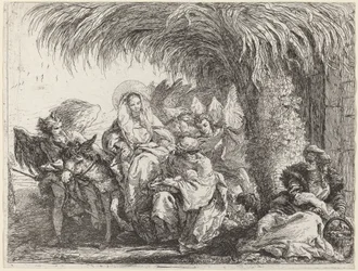 Joseph agenouillé avec l