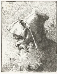 Homme avec barbe et chapeau (Collection de têtes)