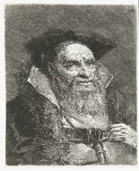 Homme avec béret