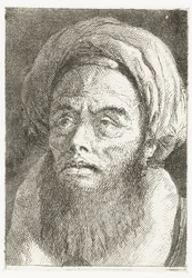 Homme avec turban (série: Collection de têtes)