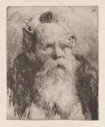 Vieil homme barbu, de la Raccolta di Teste (Collection de têtes)