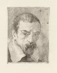 Vieil homme barbu à la tête découverte, de la Raccolta di Teste (Collection de têtes)