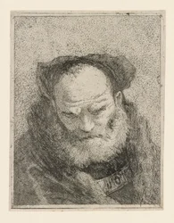 Vieil homme avec une barbe, de la Raccolta di Teste
