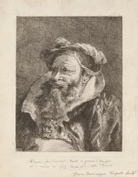 Vieil Homme avec une Barbe, de la Raccolta di Teste