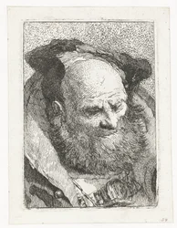 Vieil homme avec barbe