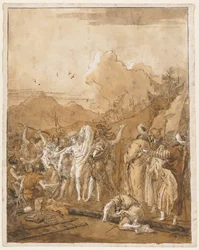 Le Déshabillage du Christ, c. 1785-1790