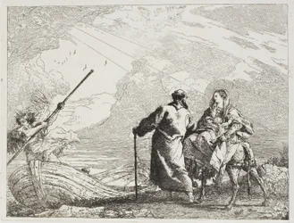 La Sainte Famille sur la rive d