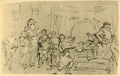 La mère des Maccabées devant Antiochus, vers 1759, 1928