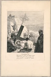 Via crucis - Station IX, Il tombe sous la croix pour la troisième fois