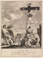 Via crucis - Station XII. Jésus meurt sur la croix