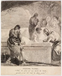 Via crucis - Station XIV. Jésus est mis au tombeau